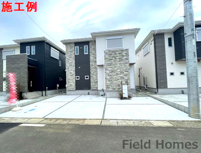伊勢原市板戸新築戸建て　第2-1号棟の外観|外観施工例
