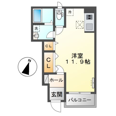 クレセントピアスの間取り