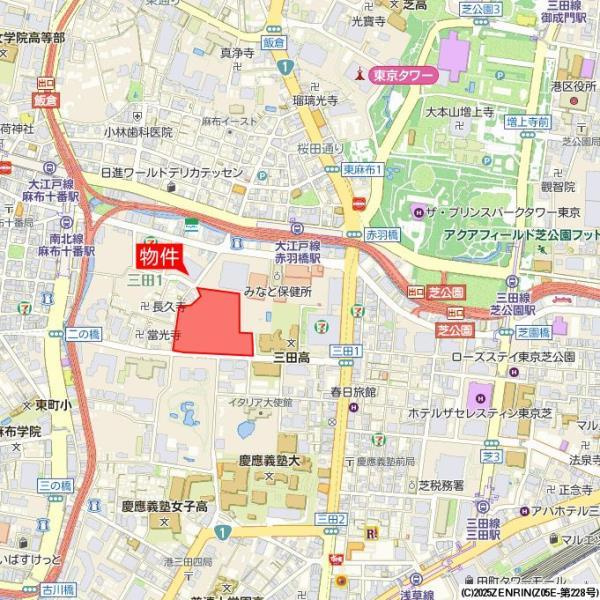 三田ガーデンヒルズ　サウスヒルの地図