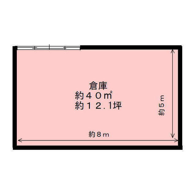 羽島市新生町１丁目の倉庫の間取り