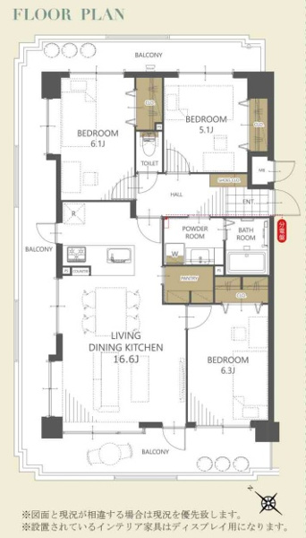 【間取り】 | エンゼルハイム井尻第3☆仲介手数料無料☆