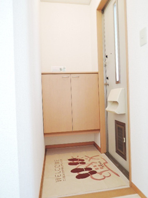 下駄箱付きの玄関♪