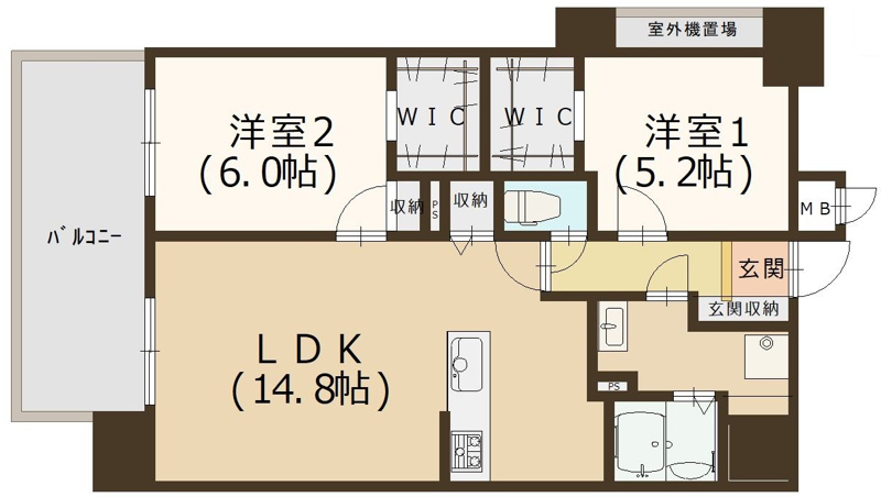 【間取り】 | レークサイド野多目☆仲介手数料無料☆