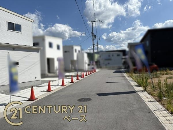 桜井市金屋 ３号地／新築一戸建の前面道路含む現地写真|■現地撮影写真■小学校まで徒歩圏内！お子様にも嬉しい生活環境です！