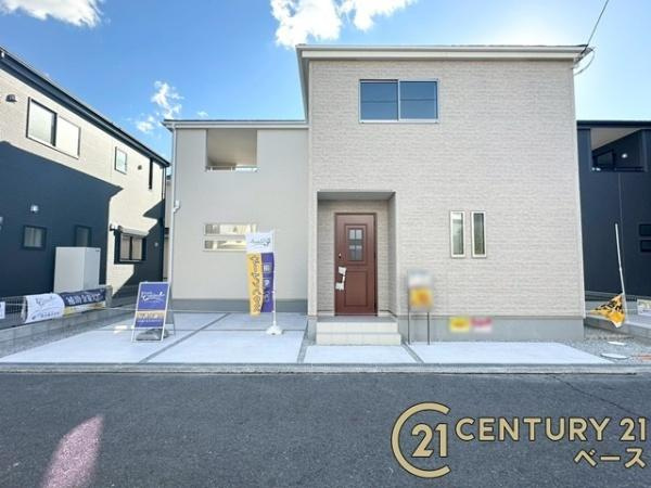 リーブルガーデン阪手 ２号棟 ／新築一戸建の駐車場|■現地撮影写真■駐車スペース２台分完備！