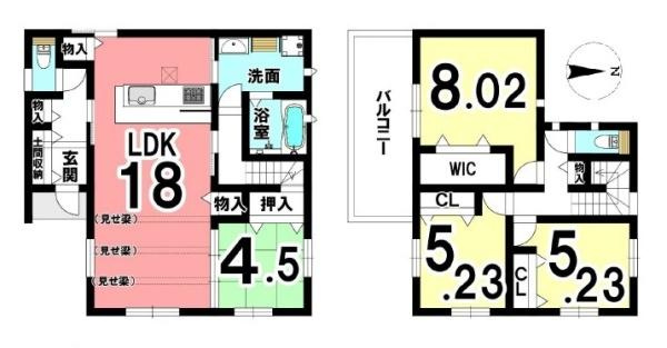 橿原市豊田町 ４号地 ／新築一戸建の間取り|■令和８年１月完成予定です■