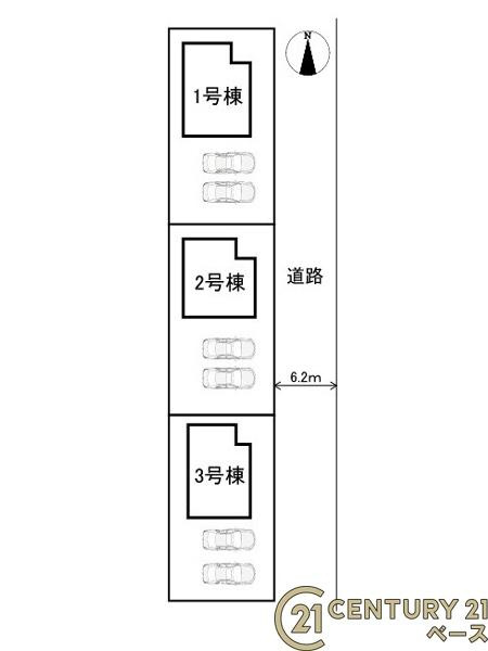 クレイドルガーデン下永 ２号棟 ／新築一戸建の区画図|■こちらの物件は２号棟です！■