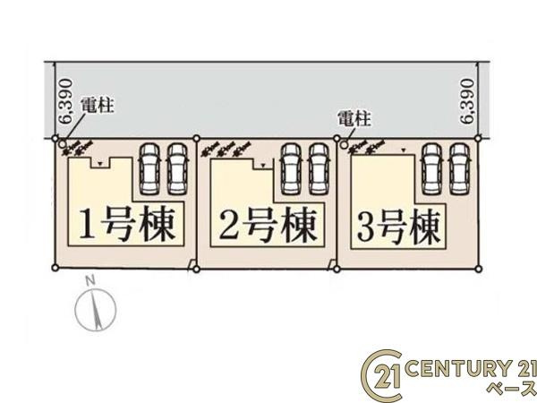 リーブルガーデン阪手 １号棟 ／新築一戸建の区画図|■こちらの物件は１号棟です！■