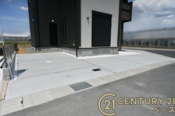 桜井市大福 １号棟 ／新築一戸建の駐車場|■現地撮影写真■