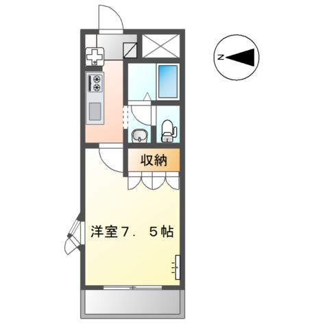 リファイン山中の間取り