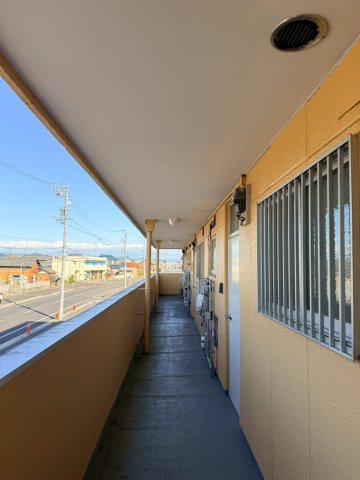 村瀬マンションのバルコニー