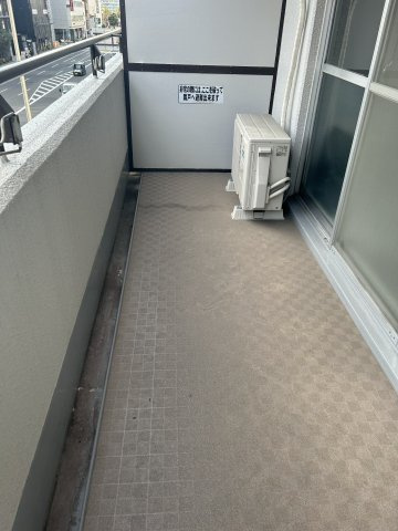 難波コープのバルコニー