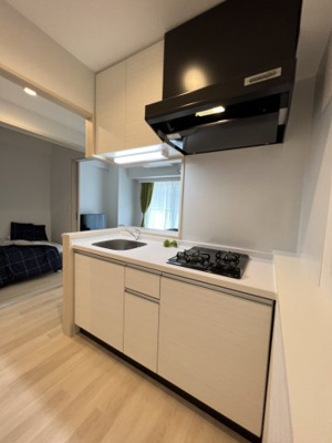 【キッチン】 | ラ・ピシーヌ南堀江 | 2口ガスコンロ！調理スペースあり！