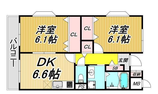 フォーチュンの間取り