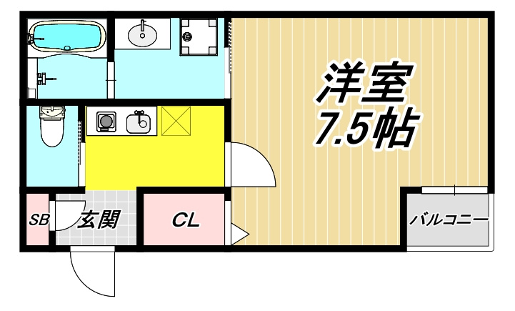 ALEGRIA武庫之荘の間取り
