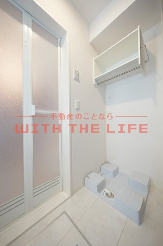 マハロ【キャッシュバック対象】の洗面所|忙しい朝には欠かせない洗面所です