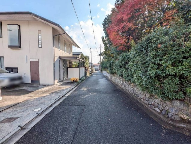 花園天授ケ岡町の前面道路含む現地写真