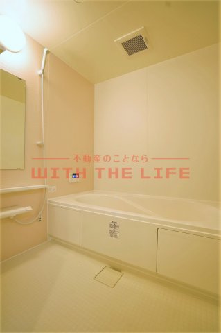 エスポワール合川【キャッシュバック対象】の浴室|落ち着いた空間のお風呂です