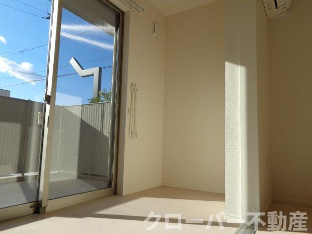 グランリヴィエールⅡのバルコニー