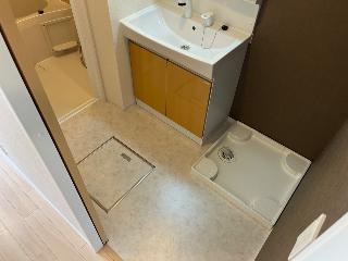 仮）岩倉市S様　賃貸アパート新築工事の洗面所|洗面（イメージ）