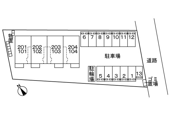デイジー　ベルの区画図