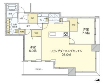 芝パーク・タワーの間取り