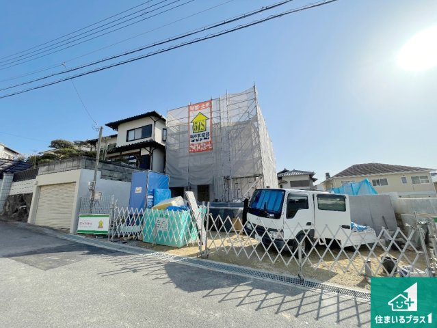 神戸市垂水区本多聞　第3期　新築一戸建ての外観|周辺は落ち着いた街並みの住宅地！子育てがしやすい住環境です！まだ未完成ですが、現地でしかわからない事もございます。是非一度ご覧ください。