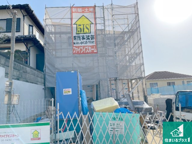 神戸市垂水区本多聞　第3期　新築一戸建ての外観|周辺は落ち着いた街並みの住宅地！子育てがしやすい住環境です！まだ未完成ですが、現地でしかわからない事もございます。是非一度ご覧ください。