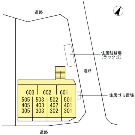 第7山洋ビルの区画図