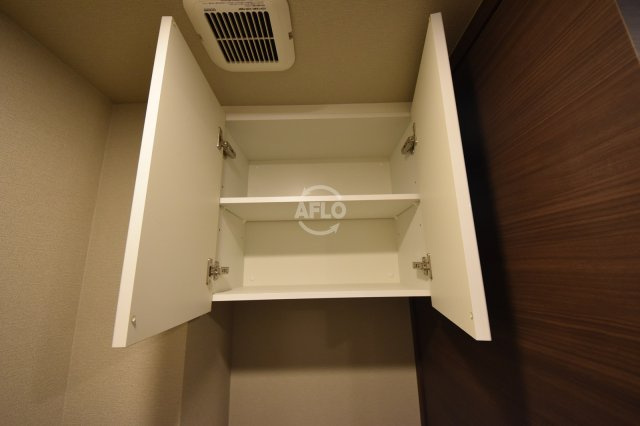 ラシュレ天満橋の収納|ラシュレ天満橋　脱衣所収納