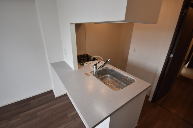 ラシュレ天満橋のキッチン|ラシュレ天満橋　カウンターキッチン