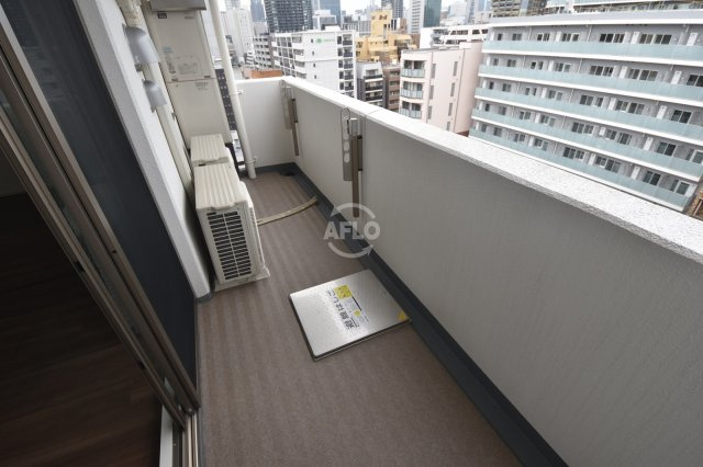 ラシュレ天満橋のバルコニー|ラシュレ天満橋　バルコニー