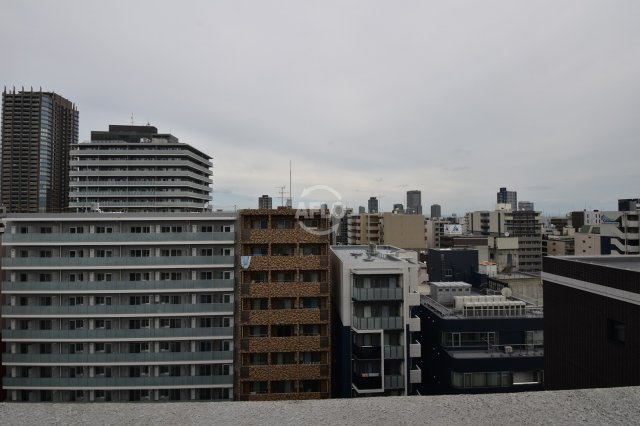 ラシュレ天満橋のバルコニー|ラシュレ天満橋　バルコニー眺望