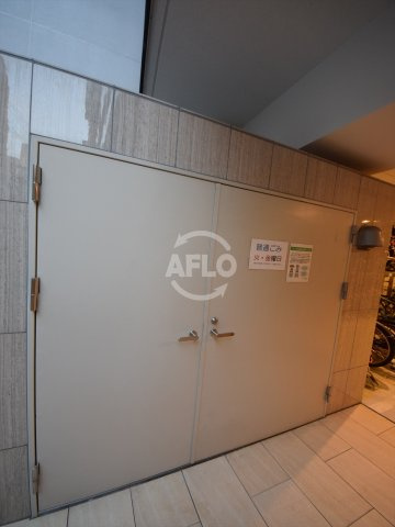 ラシュレ天満橋のその他共用部分|ラシュレ天満橋　ゴミ置き場