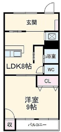 名古屋市中川区　一棟マンション　第三ハイツ志津の間取り