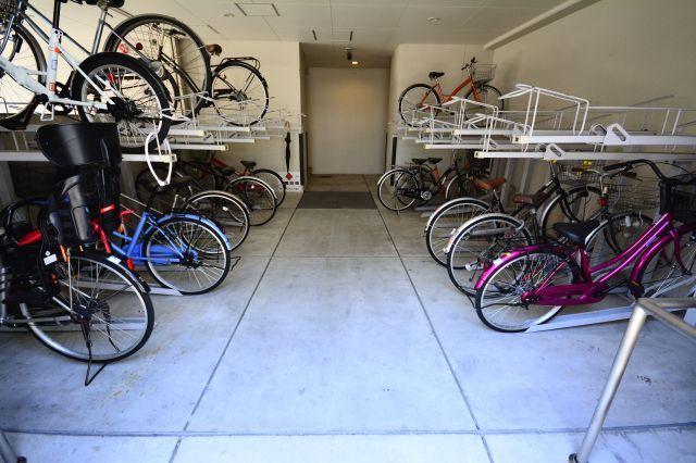 グレイス阿倍野松崎の駐車場