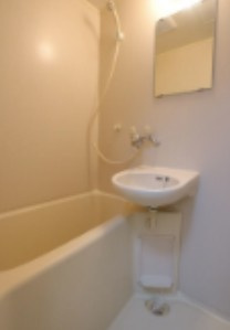 狛江市岩戸北２丁目のアパートの浴室