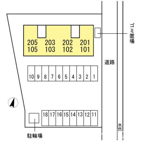 サンリーフの区画図