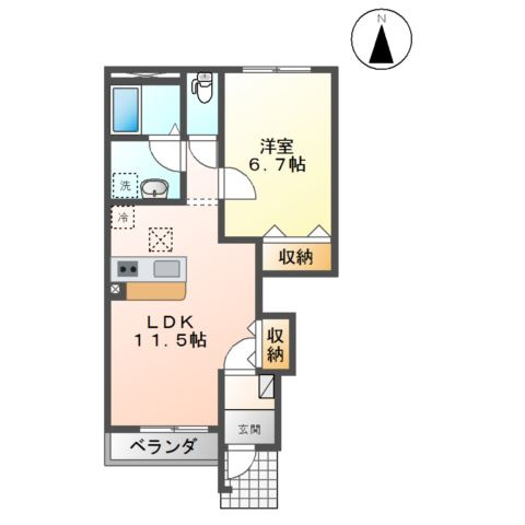 アルファスの間取り