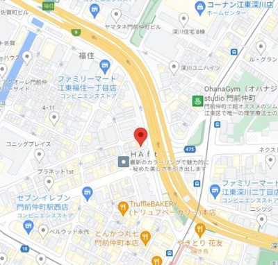 【地図】 | コンフォール門前仲町