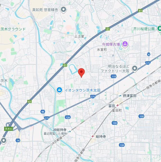 アップルハウスの地図