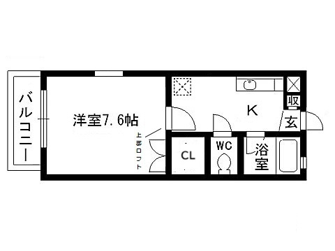 グランドールミユキの間取り
