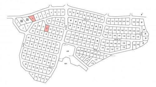 知多市日長字坂ブタ　No.4の区画図|全体区画図