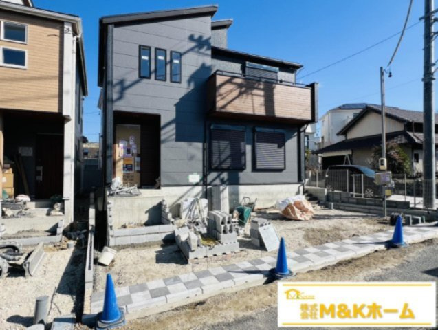 知多市新知字斉宮畑　全2棟　2号棟の外観|Ｒ7.12.11撮影　土間収納付き♪