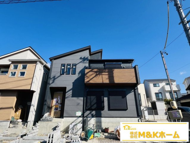 知多市新知字斉宮畑　全2棟　2号棟の外観|Ｒ7.12.11撮影　全居室フローリング♪