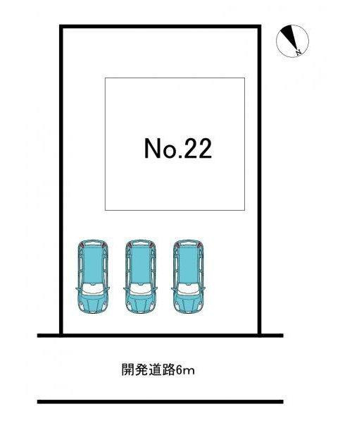 知多市日長字坂ブタ　No.22の区画図|区画図