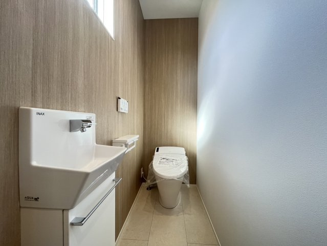 知多市日長字坂ブタ　No.22のトイレ|トイレ　温水洗浄便座付きです♪