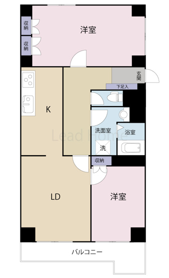 【間取り】 | クレール白金台