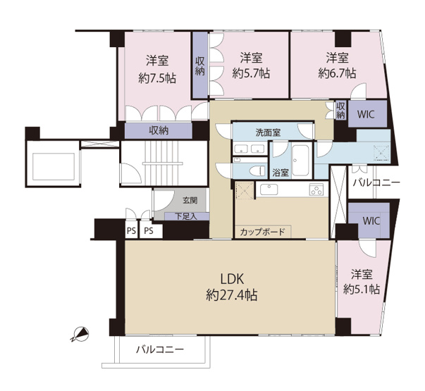 【間取り】 | 第二高輪ハウス