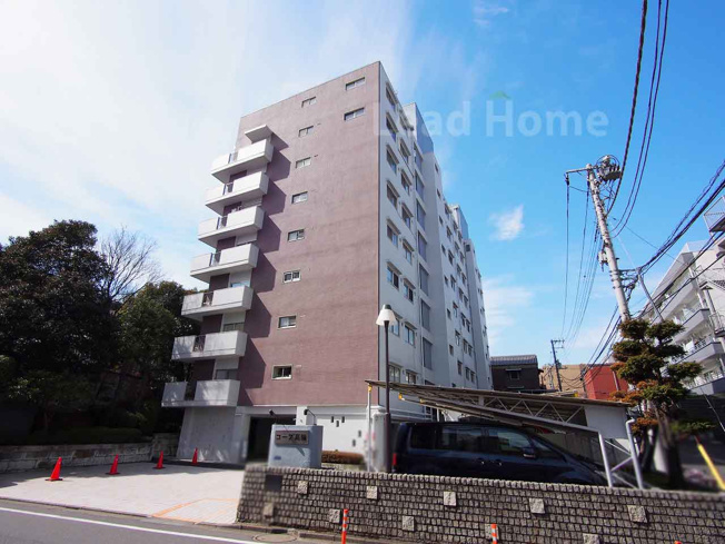 【外観】 | コープ高輪 | 港区高輪4丁目に建つ「コープ高輪」。地上9階建・総戸数42戸のマンションです。